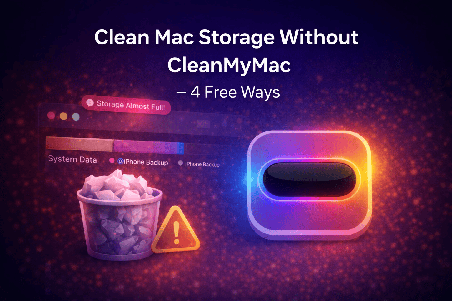 Clean Mac storage without CleanMyMac