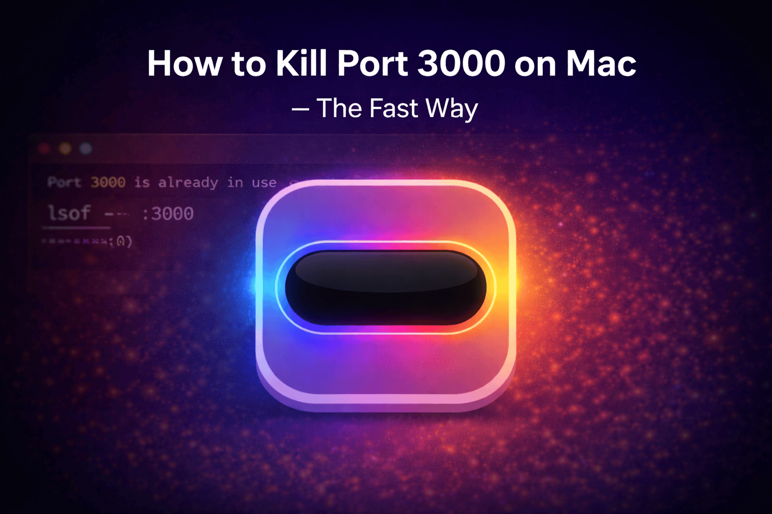 How to kill port 3000 on Mac