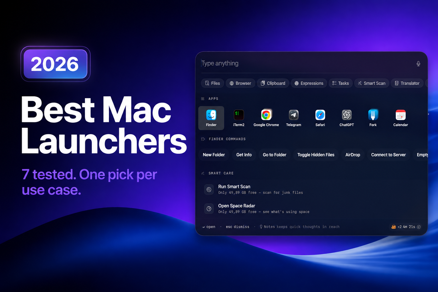 Best Mac launcher apps in 2026 compared
